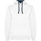 Толстовка URBAN WOMAN женская, БЕЛЫЙ/МОРСКОЙ СИНИЙ XL