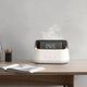 Светодиодный USB увлажнитель-ароматизатор Brava с часами, белый