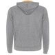 Толстовка FUJI мужская, HEATHER GREY/FLUOR ORANGE S